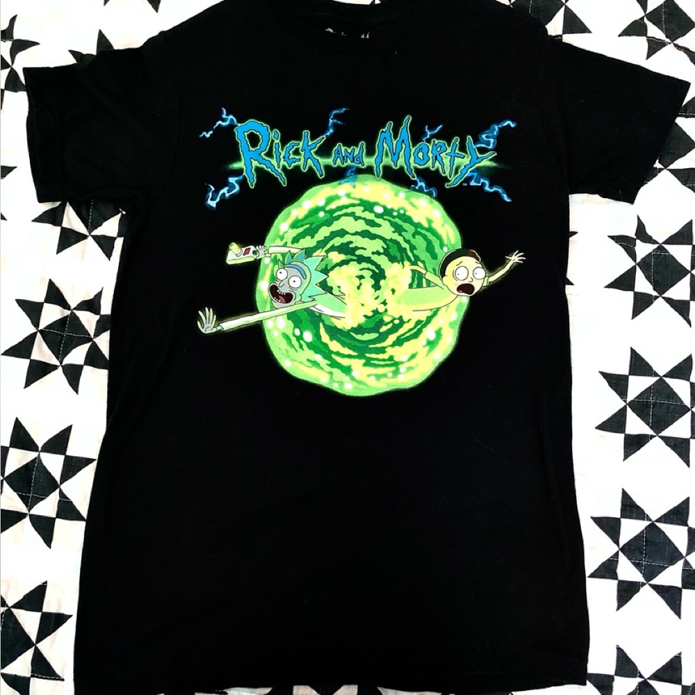 Rick and Morty Animated TV Series 2016 [adult swim network] Tshirt Mens Sz S NEW